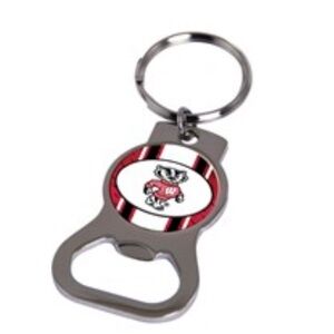 Wisconsin Badgers Bottle Opener Keychain
